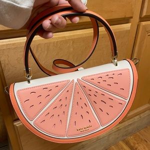 Kate Spade Squeeze Wicker 3d Grapefruit Crossbody